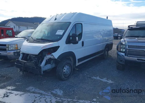 2023 Ram Promaster 3500 Cargo Van High Roof 159 Wb Ext из США, поврежденный, VIN 3C6MRVJG1PE506767